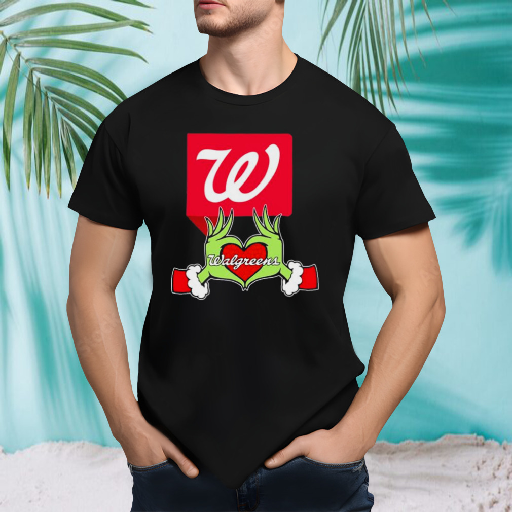The Grinch Hand Love Walgreens Logo t-shirt
