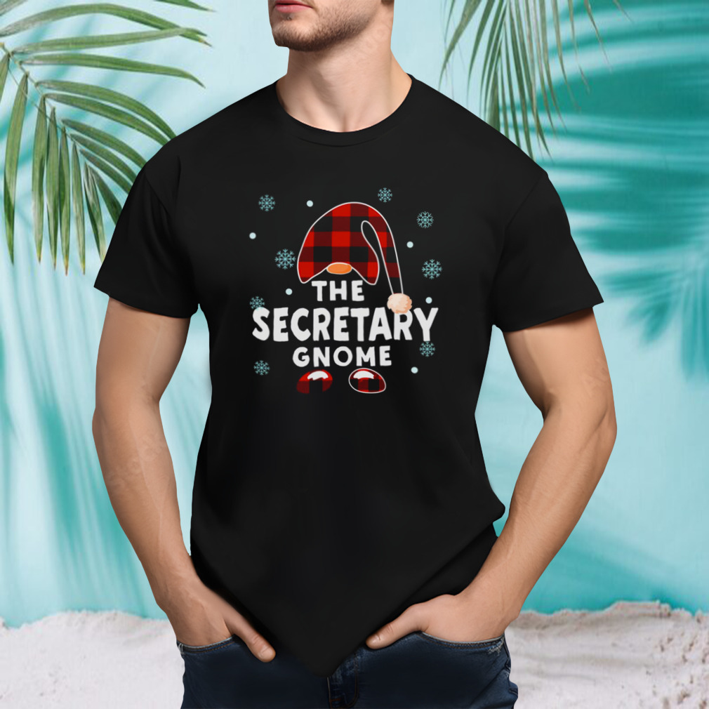 The Secretary Gnome Funny Matching Pajama Group Christmas shirt