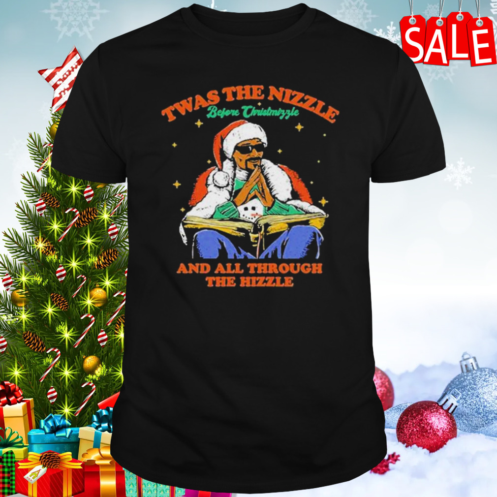 Twas the nizzle before christmizzle threadheads and all through the hizzle T-shirt