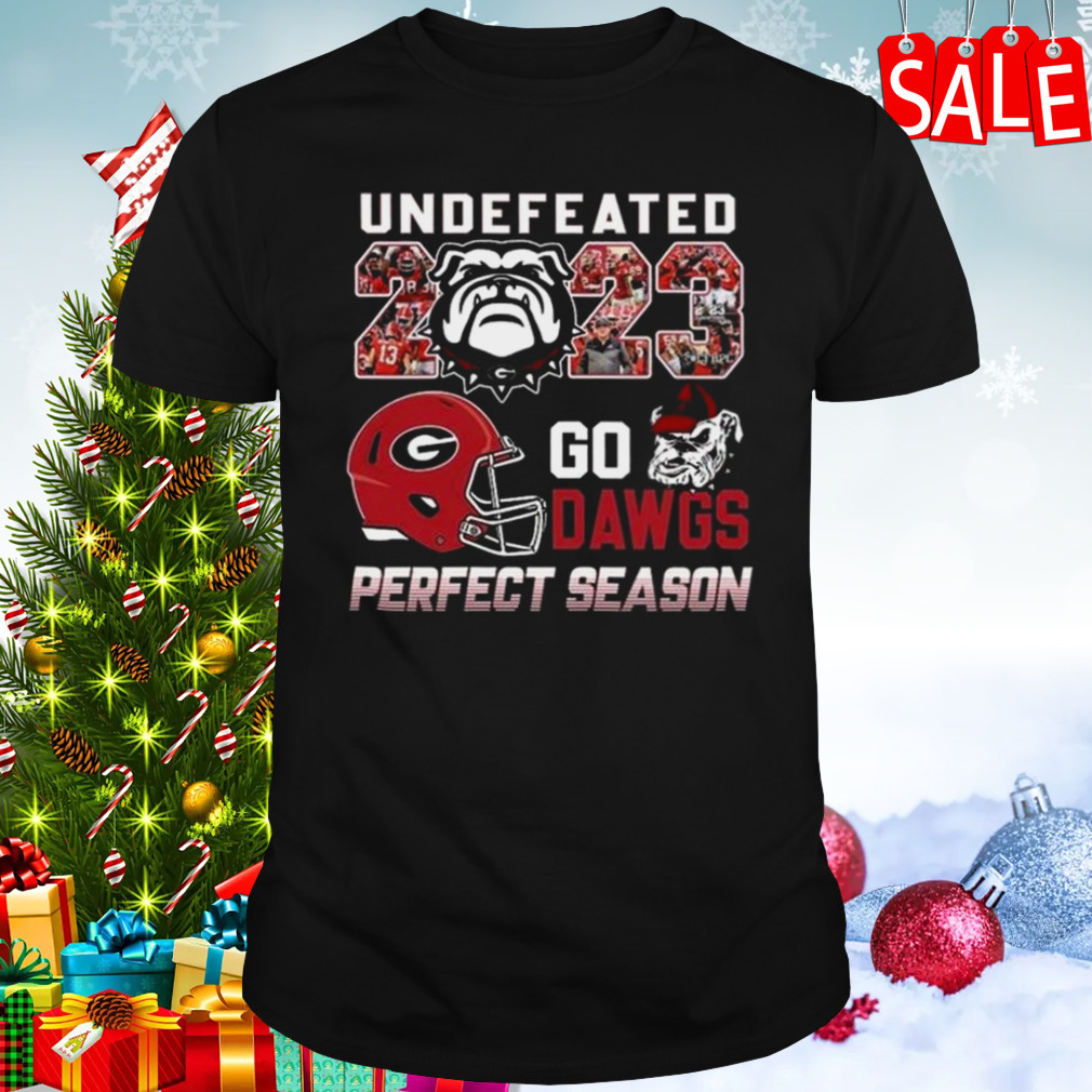 Undefeated 2023 Georgia Bulldogs Go Dawgs Perfect Season T-shirt