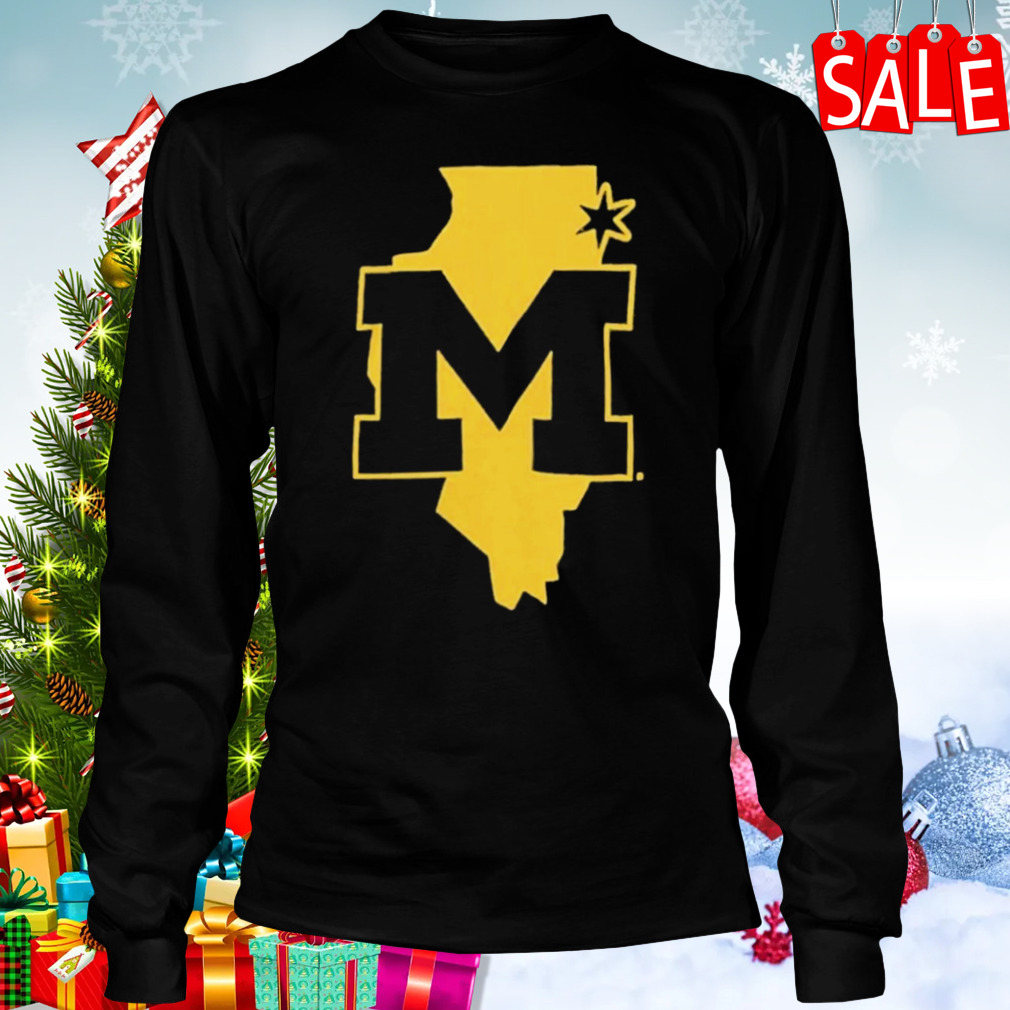 University of Michigan M Den Chicago Pop-Up t-shirt 3 Longsleeve tshirt