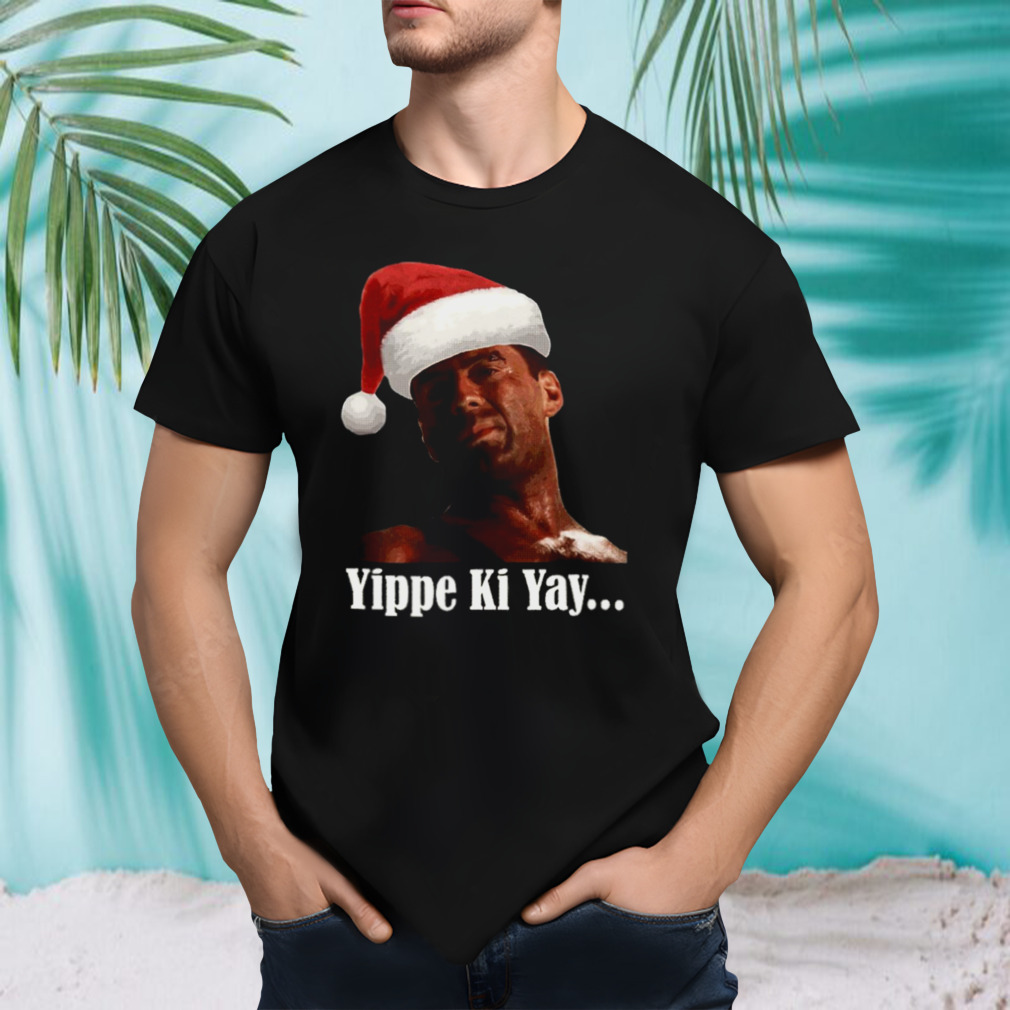 Vintage Christmas Action Movie Die Hard shirt