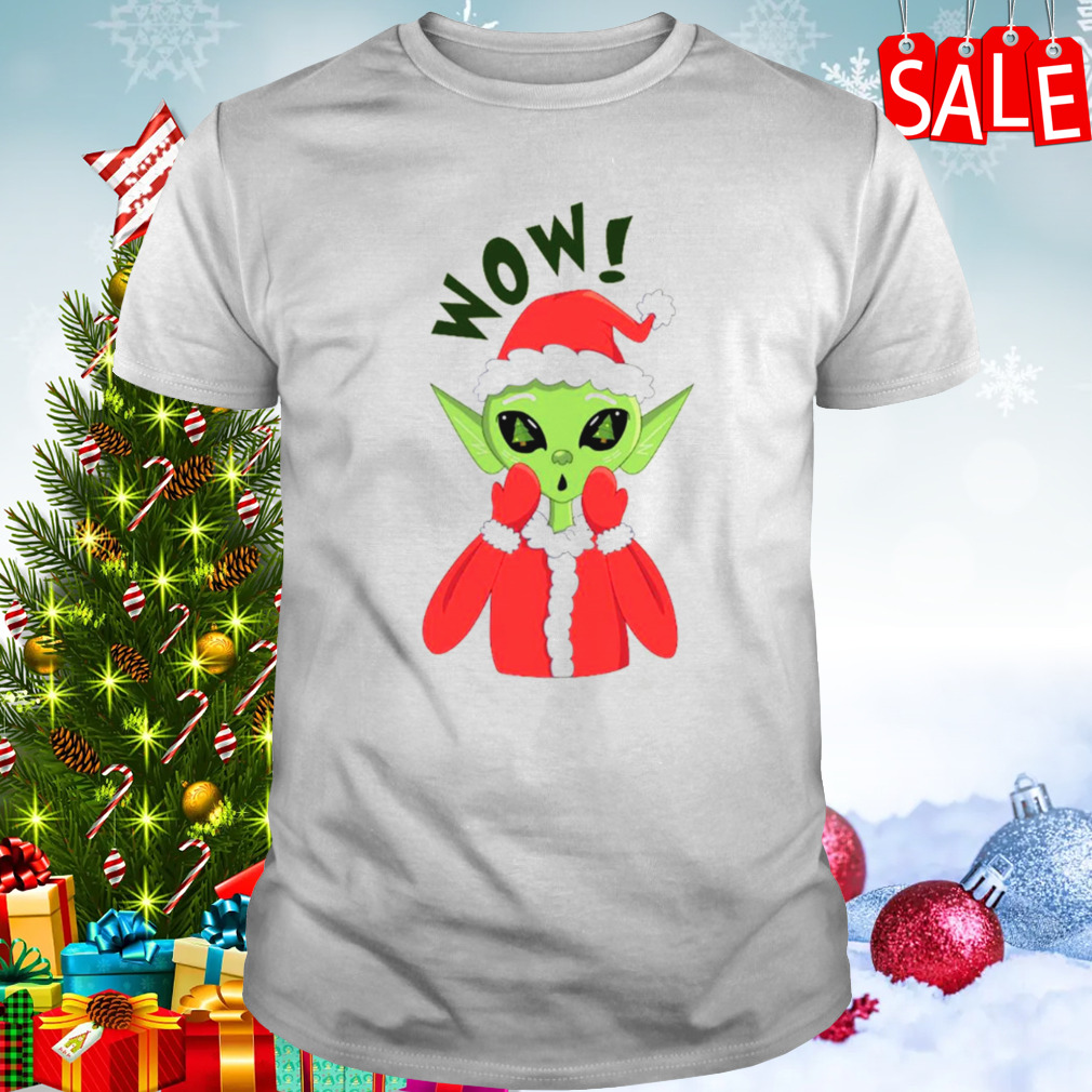 Wow Alien Xmas shirt