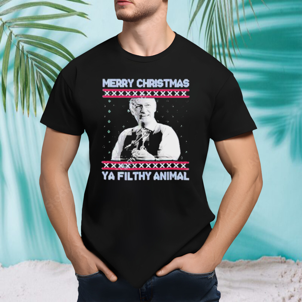 Ya filthy animal tacky merry Christmas T-shirt