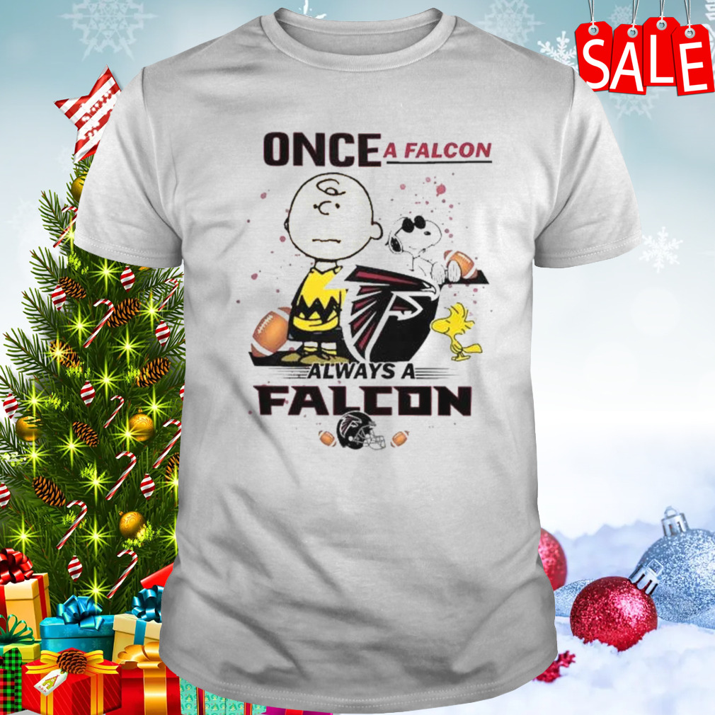 Atlanta Falcons And Charlie Brown Once A Falcons Always A Falcons T-Shirt