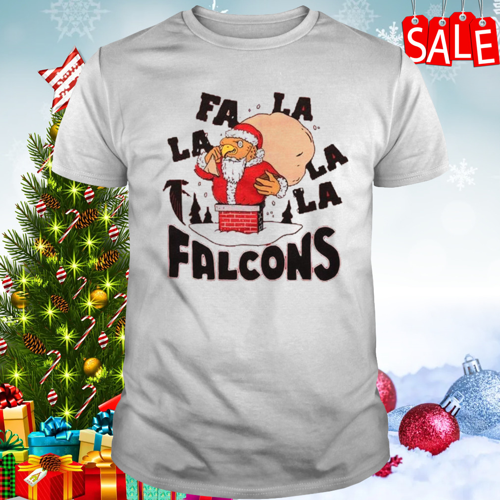 Atlanta Falcons Santa Christmas T-shirt