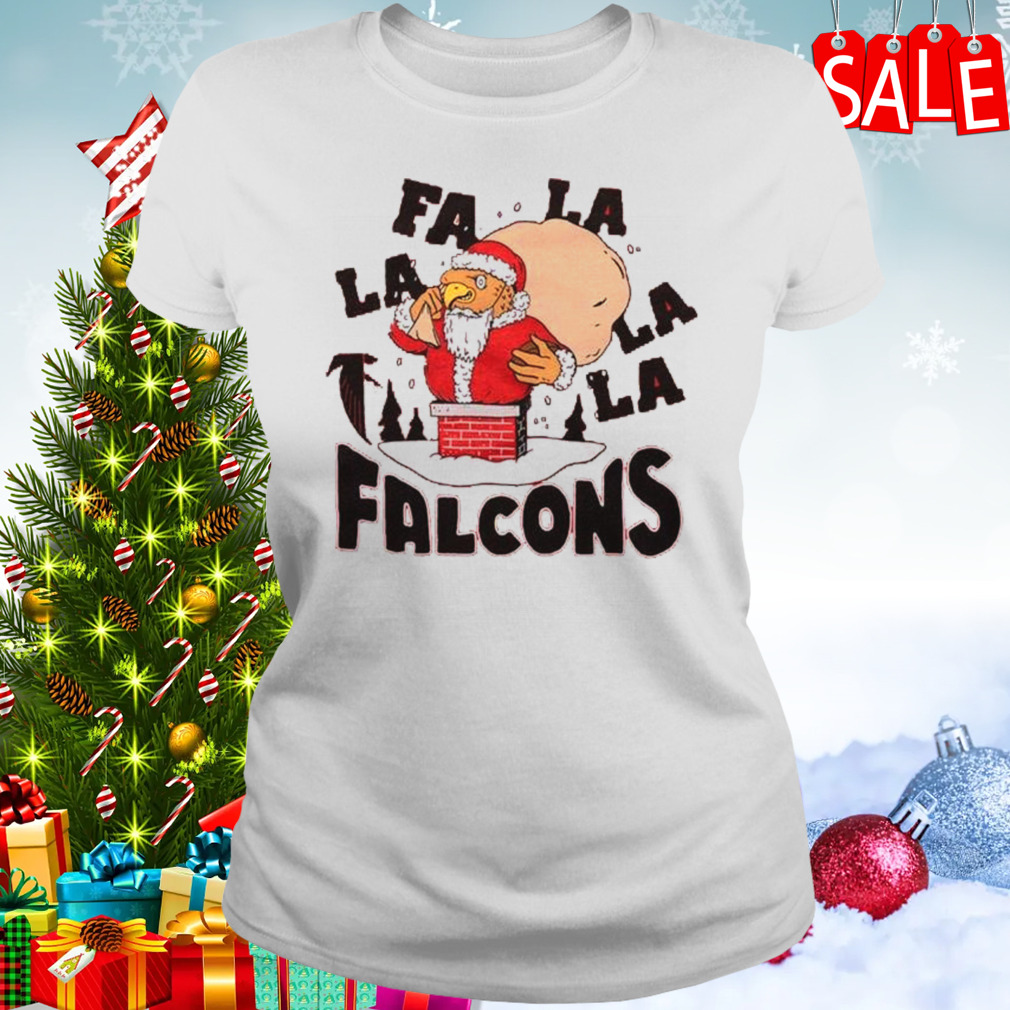 Atlanta Falcons Santa Christmas T-shirt 2 Women's shirt