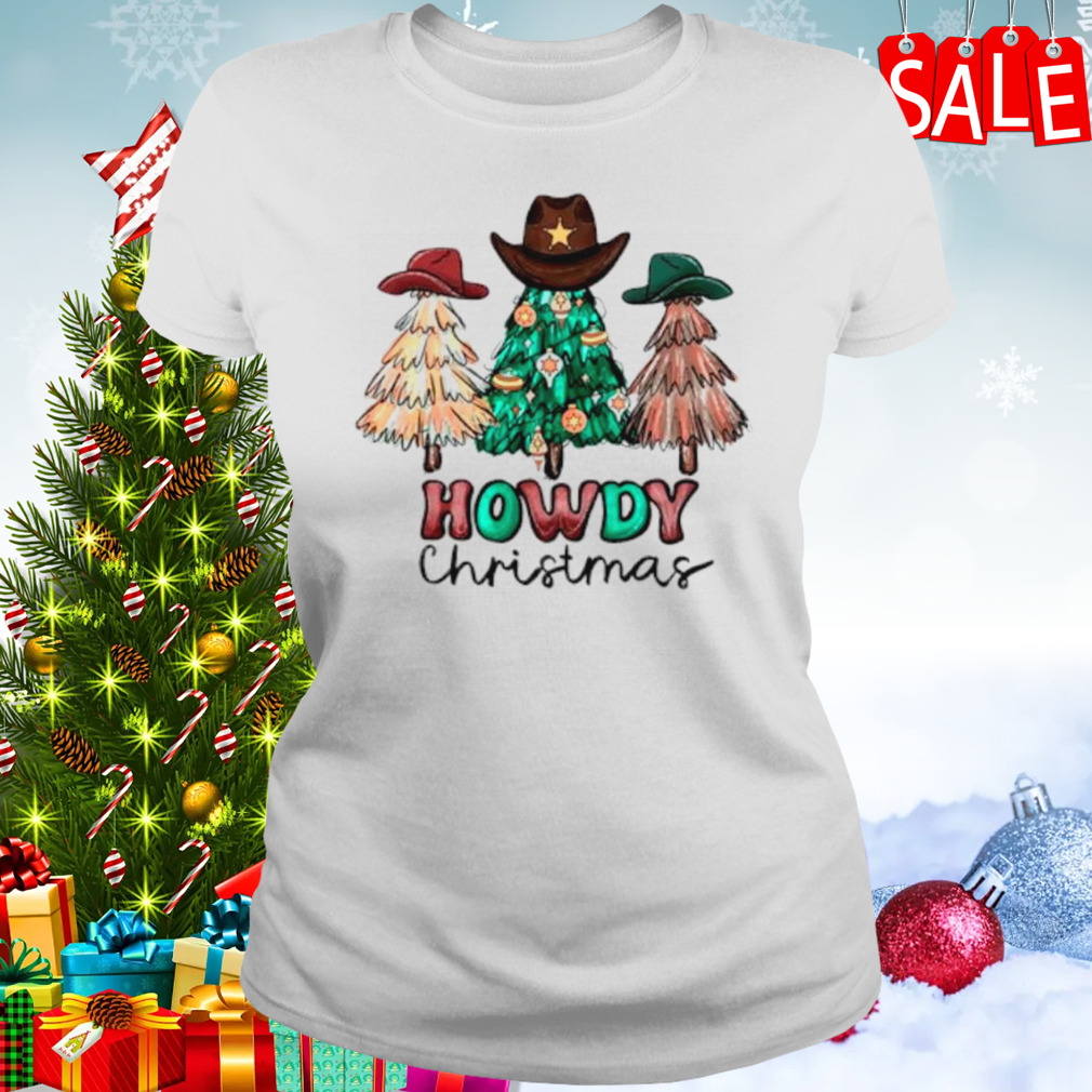 Howdy Christmas country Western Christmas shirt 2 Women's shirt