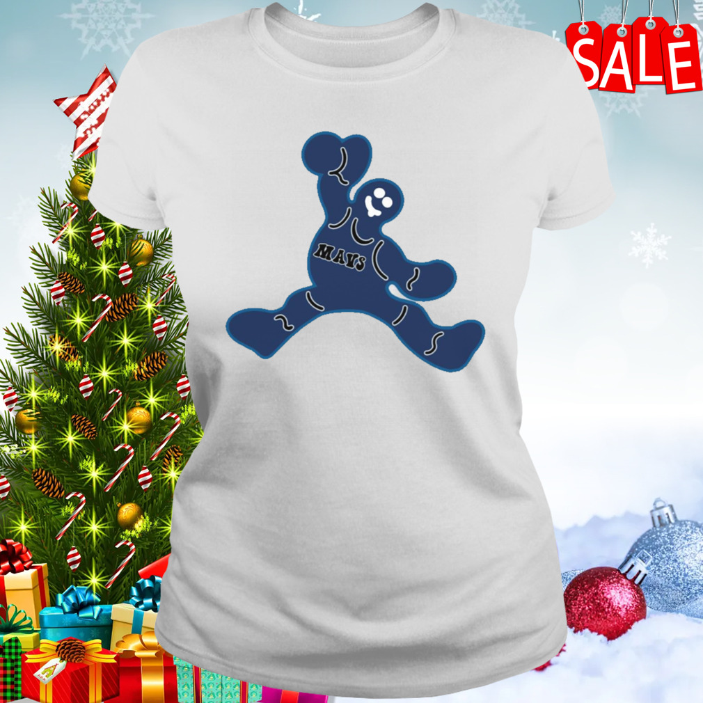 Jumping Dallas Mavericks Gingerbread Man shirt 2 Women's shirt