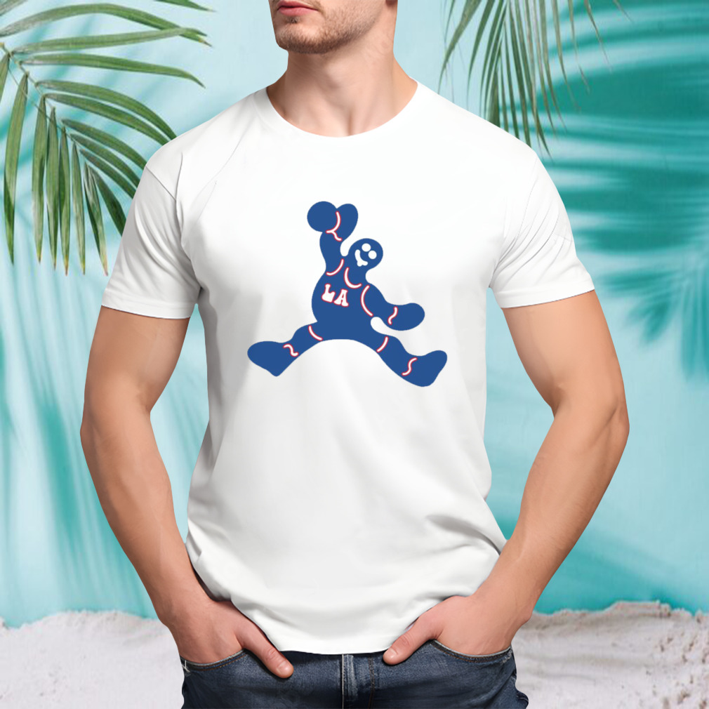 Jumping La Clippers Gingerbread Man shirt