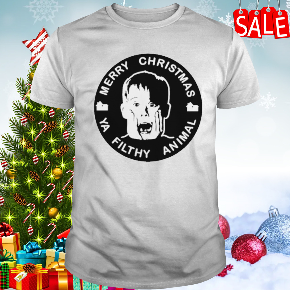 Kevin McCallister Merry Christmas Ya Filthy Animal Xmas Movie shirt
