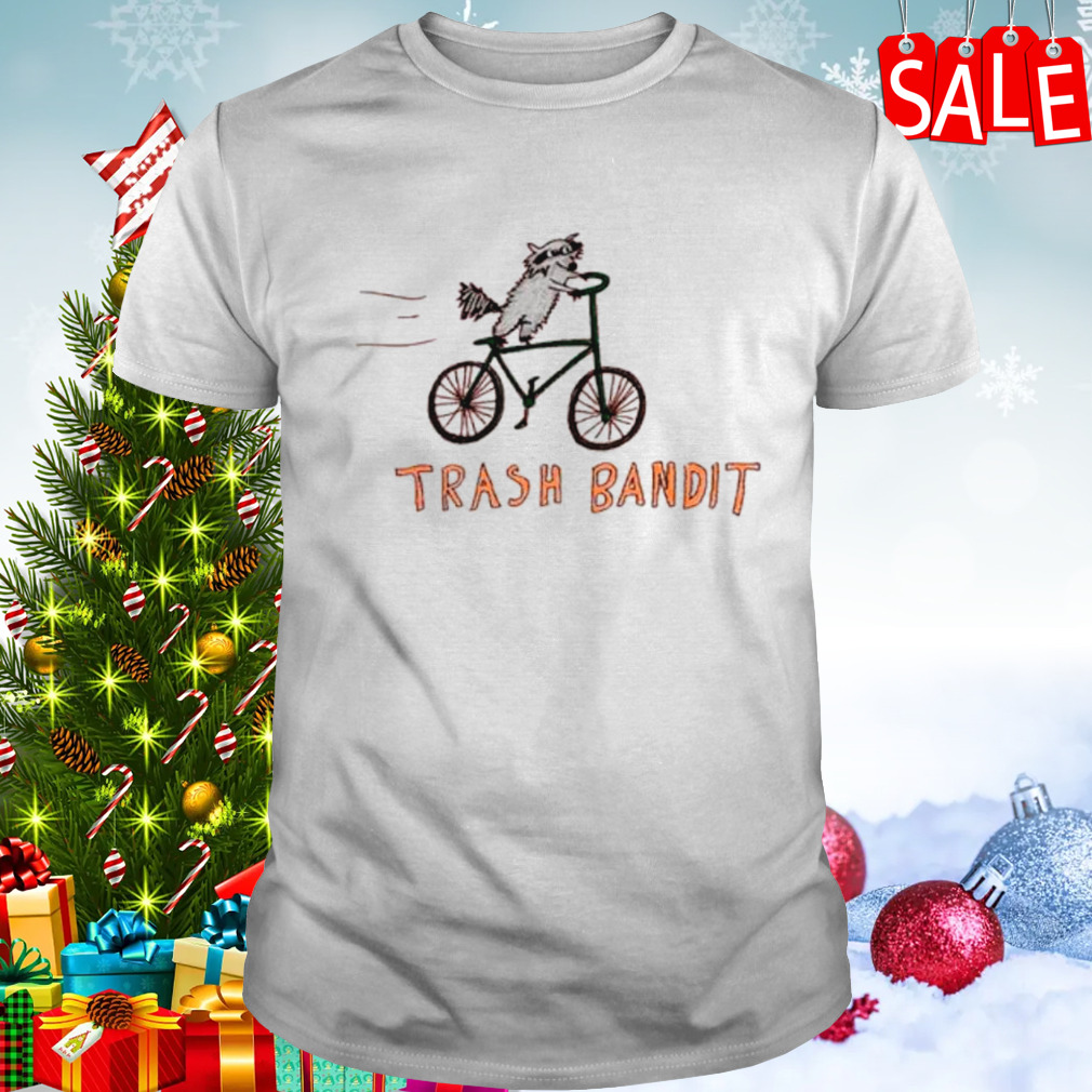 Raccoon bike trash bandit shirt