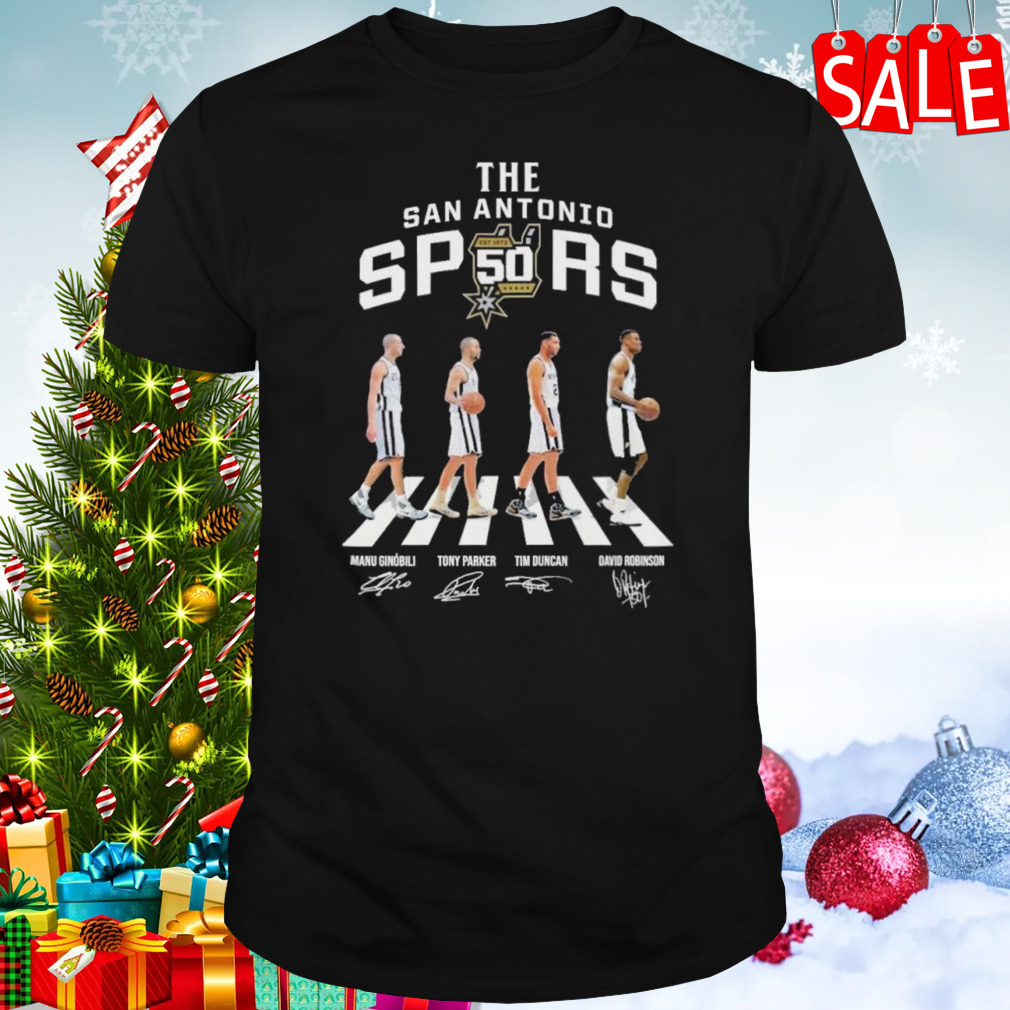 Tony Parker The San Antonio Spurs Players Signatures T-shirt