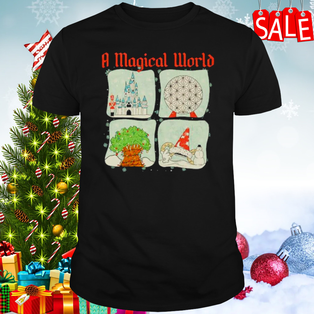 A Magical World merry Christmas shirt