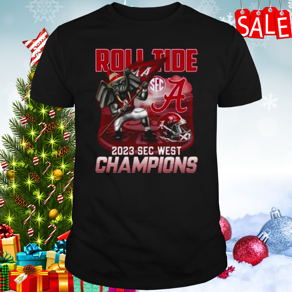 Alabama Crimson Tide Roll Tide 2023 Sec West Champions Shirt