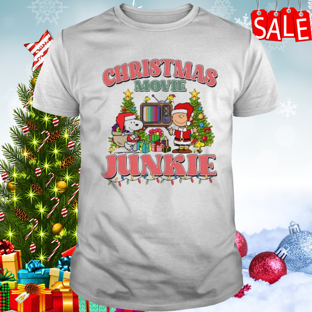 Christmas Movie Junkie The Peanuts T-Shirt