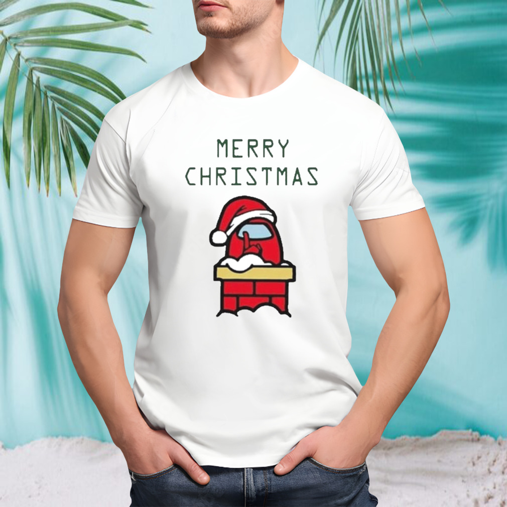 Santa Red Among Us Merry Christmas T-Shirt