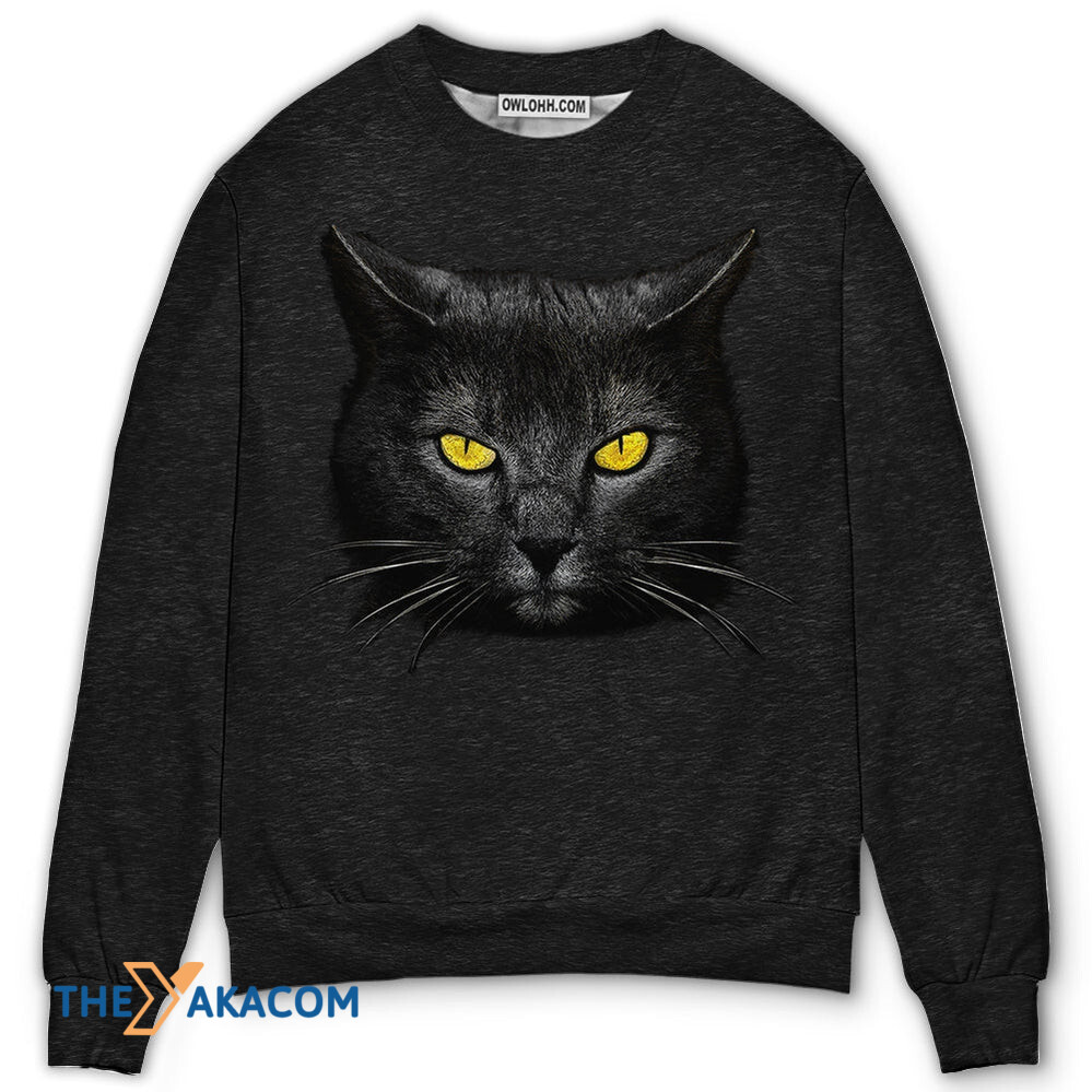 Cat Loves Darkness So Cool Gift For Lover 3d Christmas Sweater