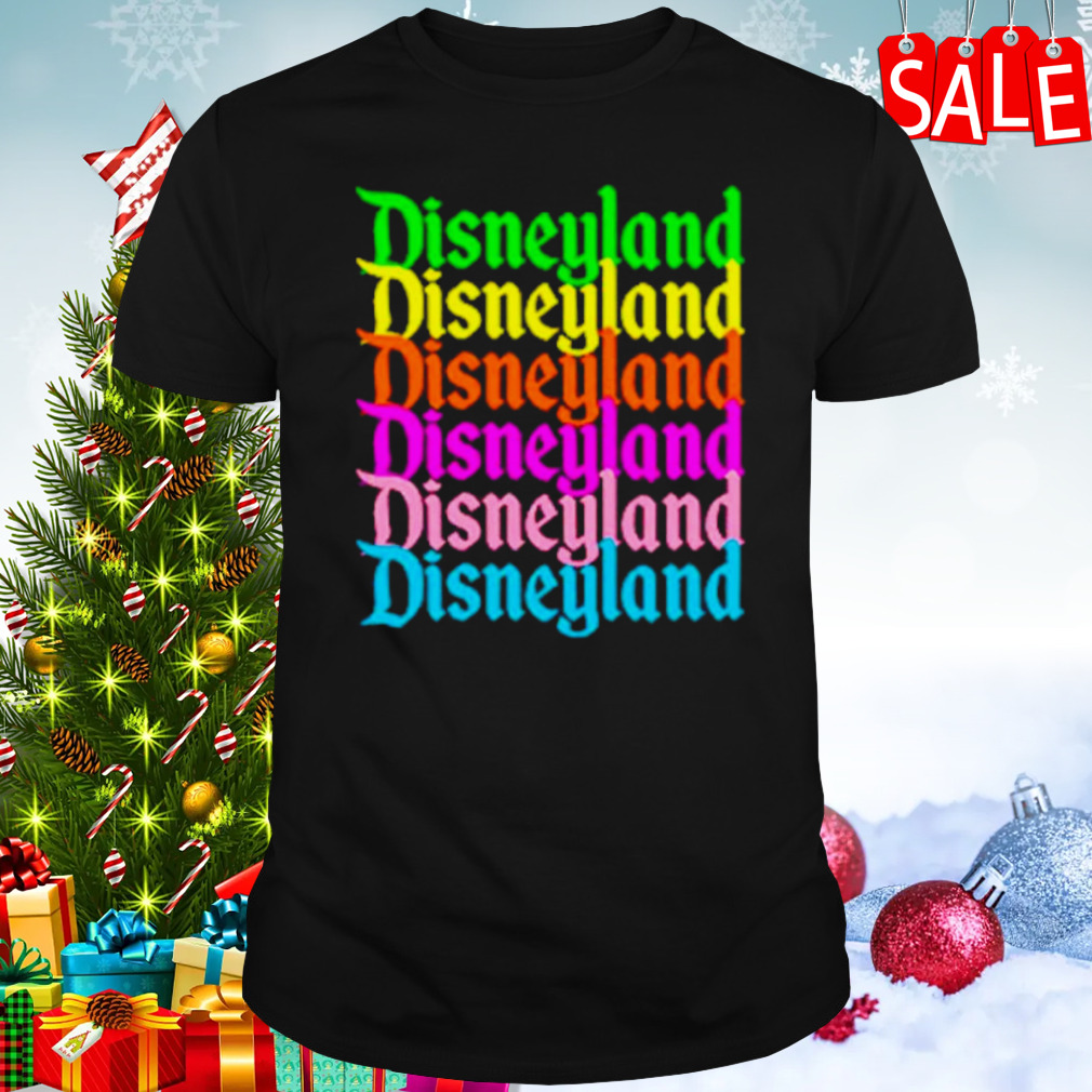 Disneyland rainbow shirt