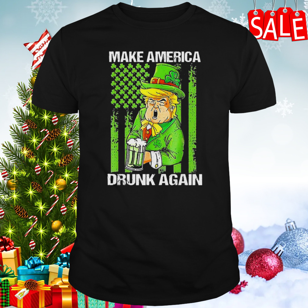Funny Trump Make America Drunk Again Beer shirt