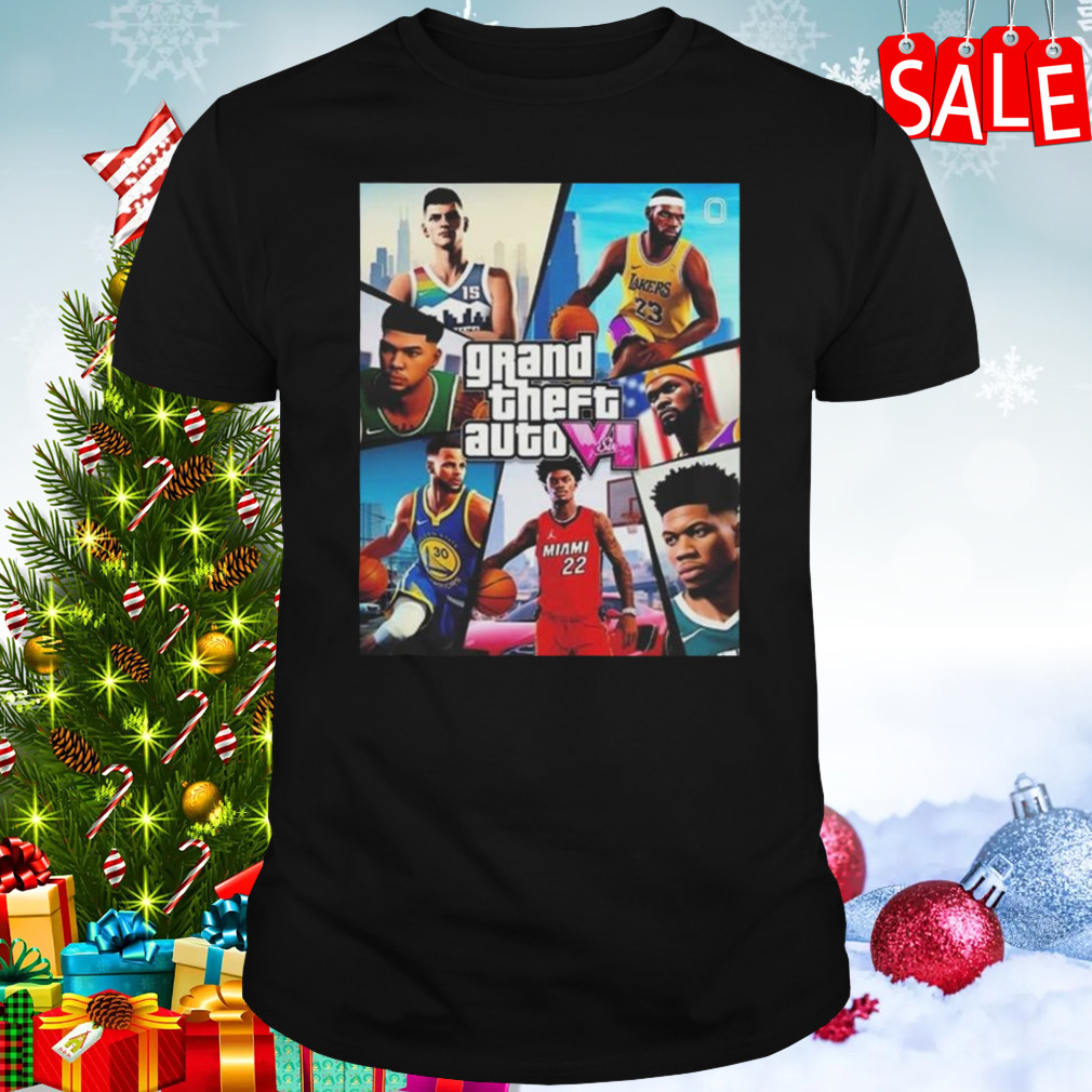 Grand Theft Auto Vi Nba Version 2023 T-shirt