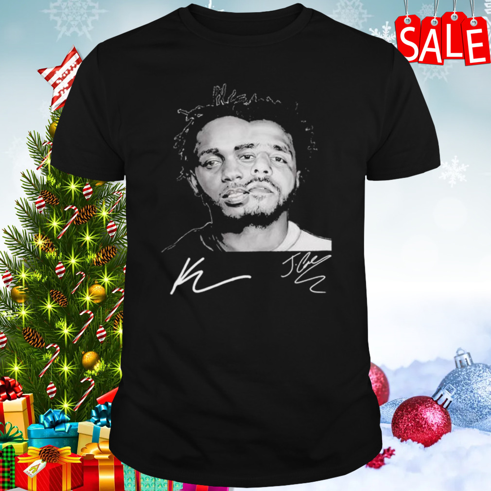 Hip Hop J Cole Kendrick Lamar signatures shirt