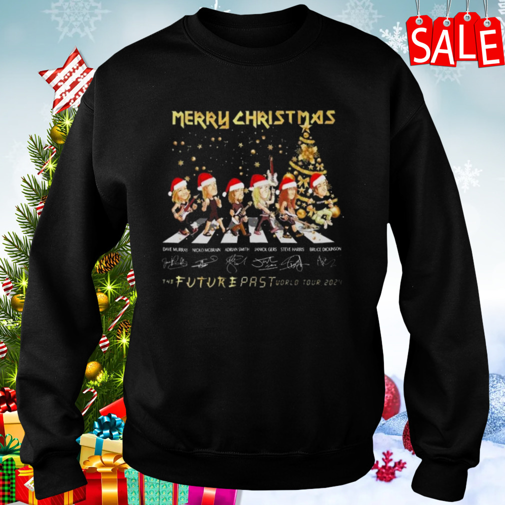 Merry Christmas The Future Past World Tour 2024 Signatures T-shirt ...