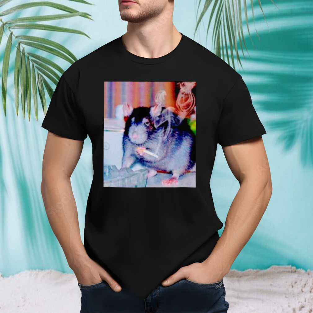Rat Smoking Cigarette shirt
