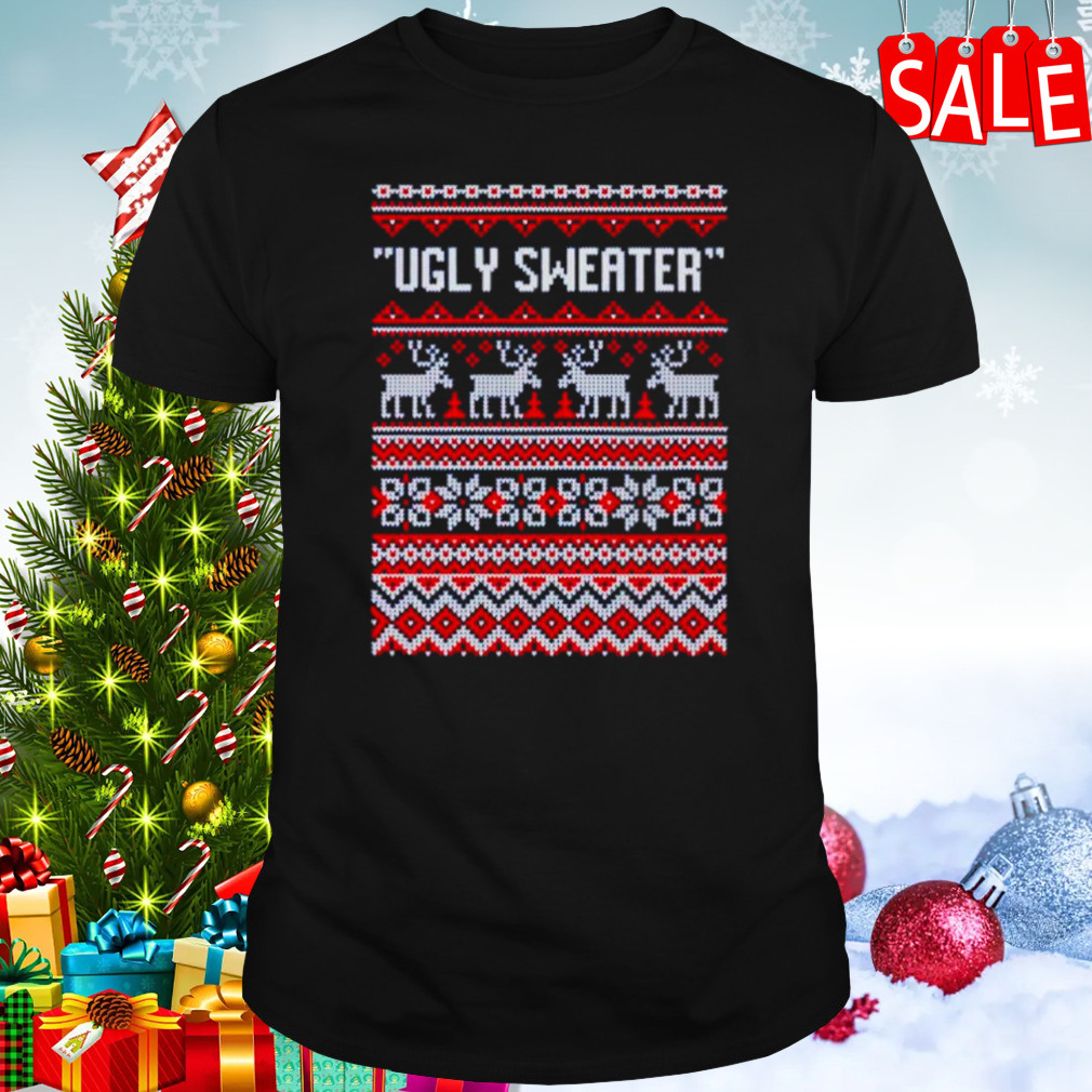 Reindeer Ugly sweater Christmas shirt