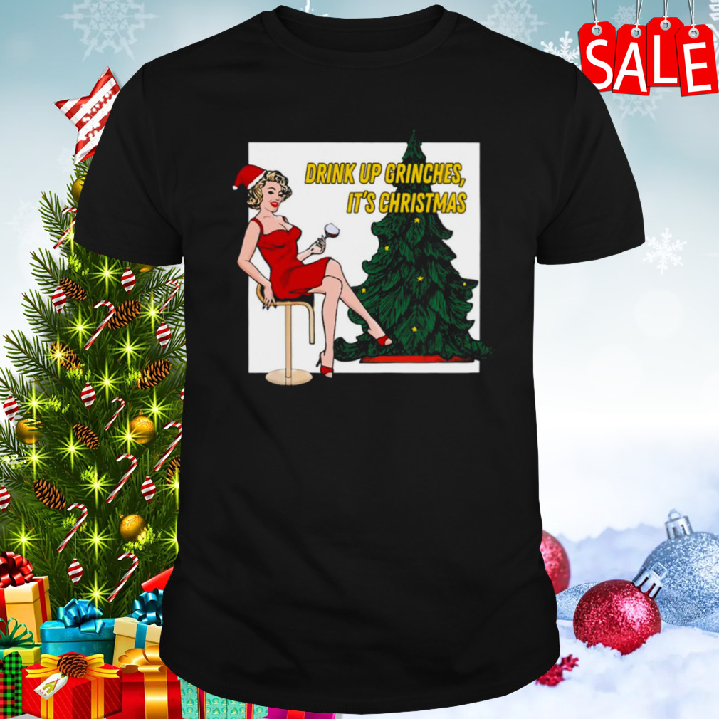 Retro Christmas Drink Up Grinches shirt