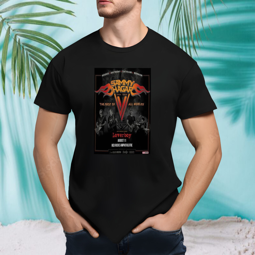 Sammy Hagar Red Rocks Event Aug 11 2024 T-shirt