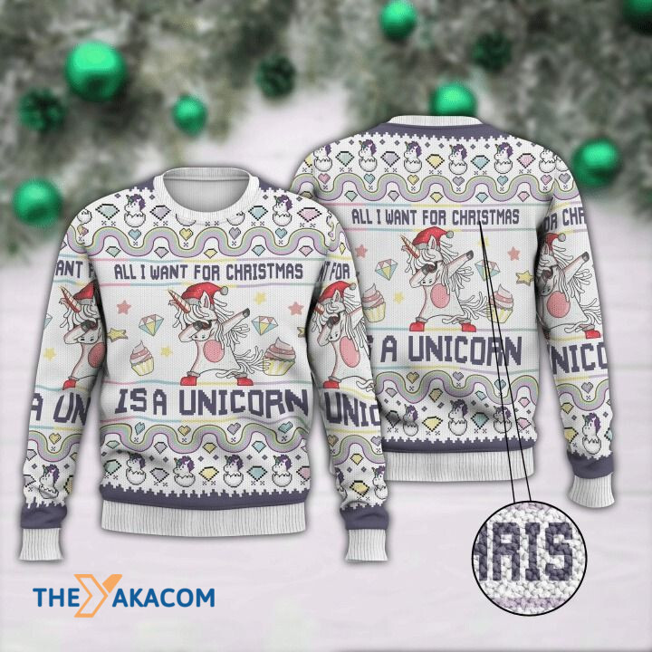 All I Wish For Christmas Is A Unicorn Gift For Christmas Ugly Christmas Sweater