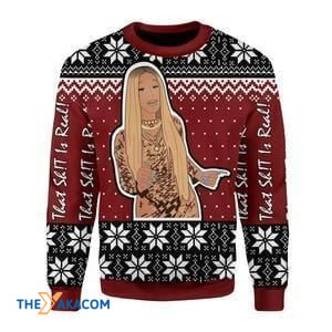 Beautiful Singer Shit Is Real Gift For Christmas Ugly Christmas Sweater