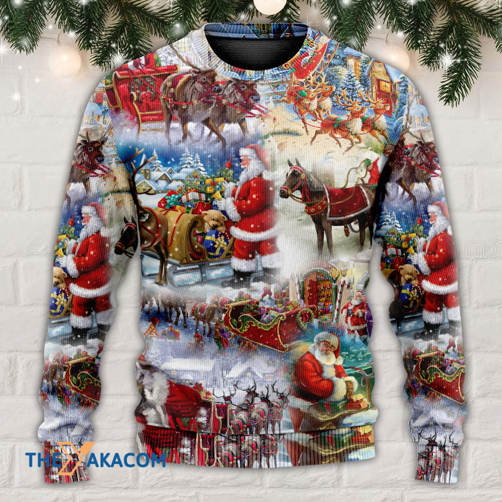 Christmas Believe In The Magic Of Christmas Gift For Lover Ugly Christmas Sweater