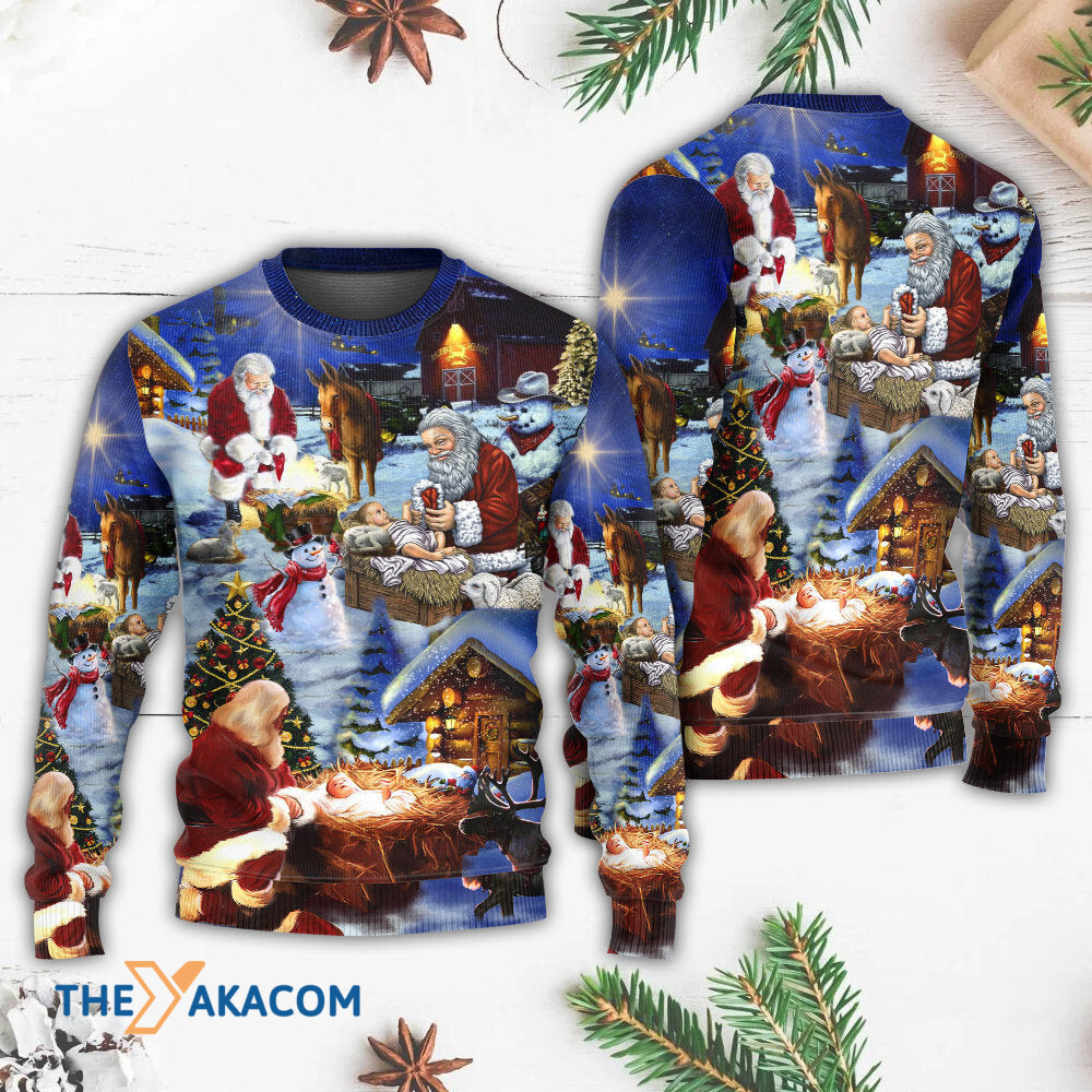 Christmas Jesus Is The Best Gift Ever Gift For Lover Ugly Christmas Sweater
