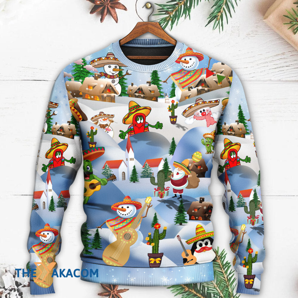 Christmas Merican Say Merry Xmas Gift For Lover Ugly Christmas Sweater