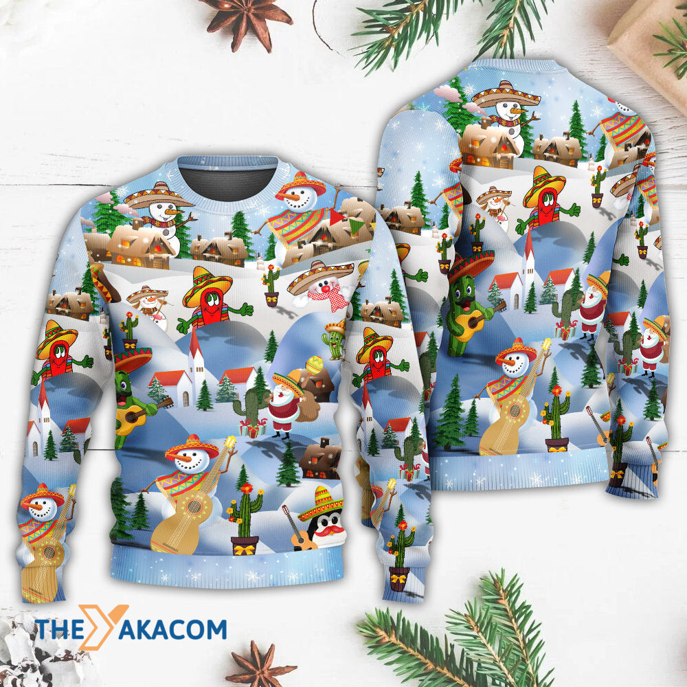 Christmas Merican Say Merry Xmas Gift For Lover Ugly Christmas Sweater