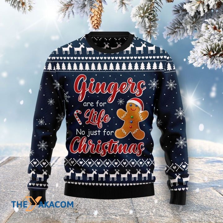 Gingers Are For Life No Just For Christmas Gift For Christmas Ugly Christmas Sweater