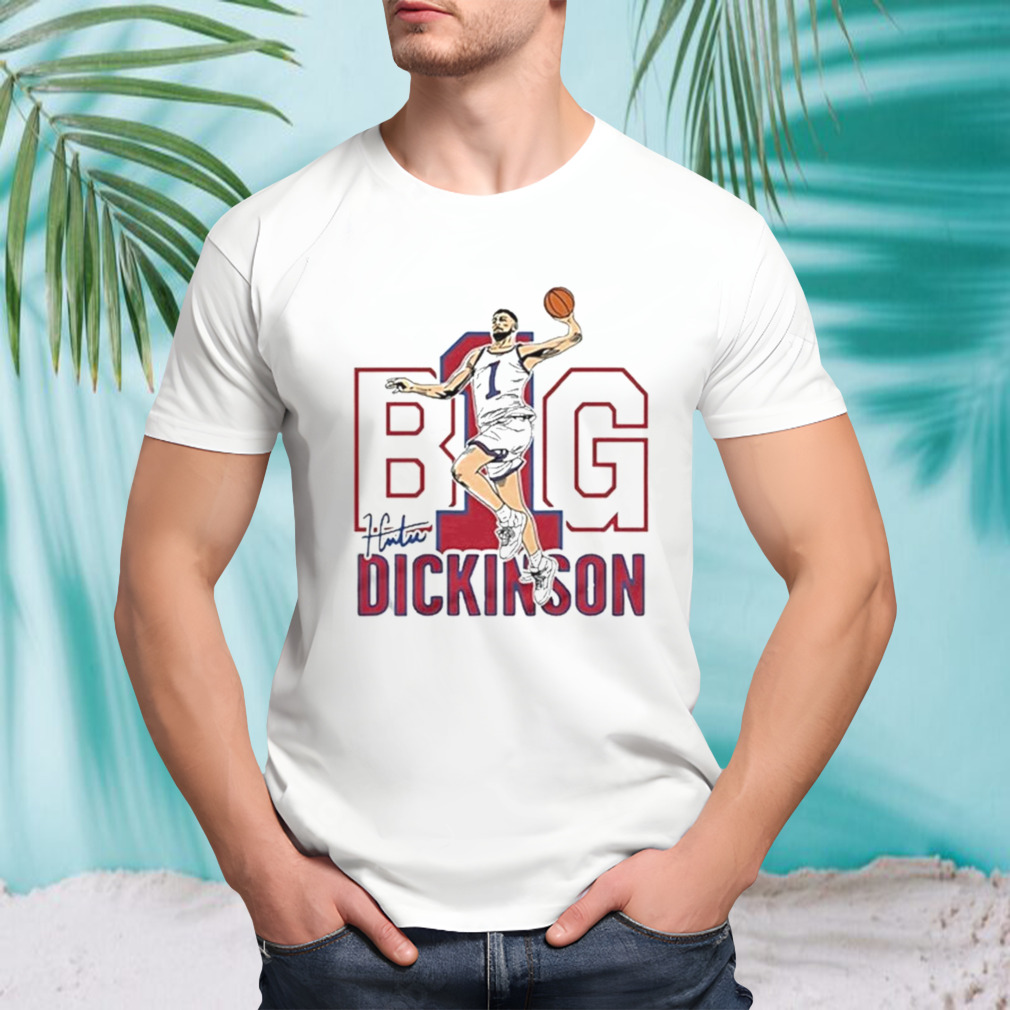 Kansas Basketball Hunter Big Dickinson Signature T-shirt