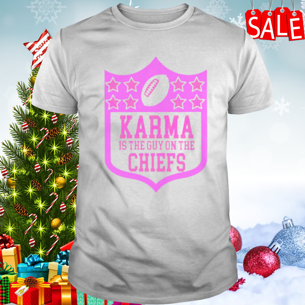 Karma is the guy on the Chiefs NFL parody shirt