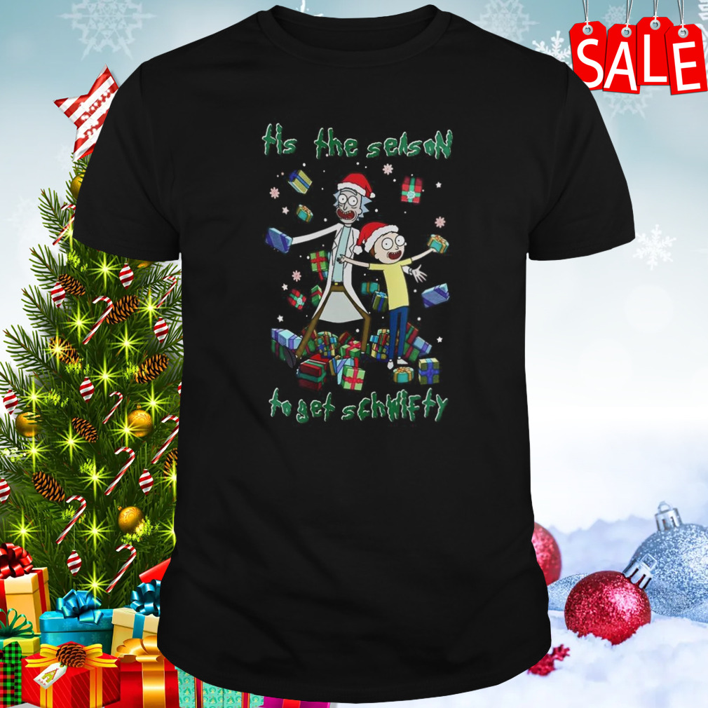 Rick And Morty Tis The Season To Get Schwifty Christmas T-shirt