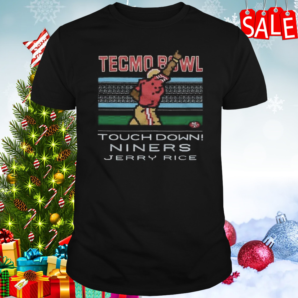 San Francisco 49ers Tecmo Bowl Niners Jerry Rice T-shirt
