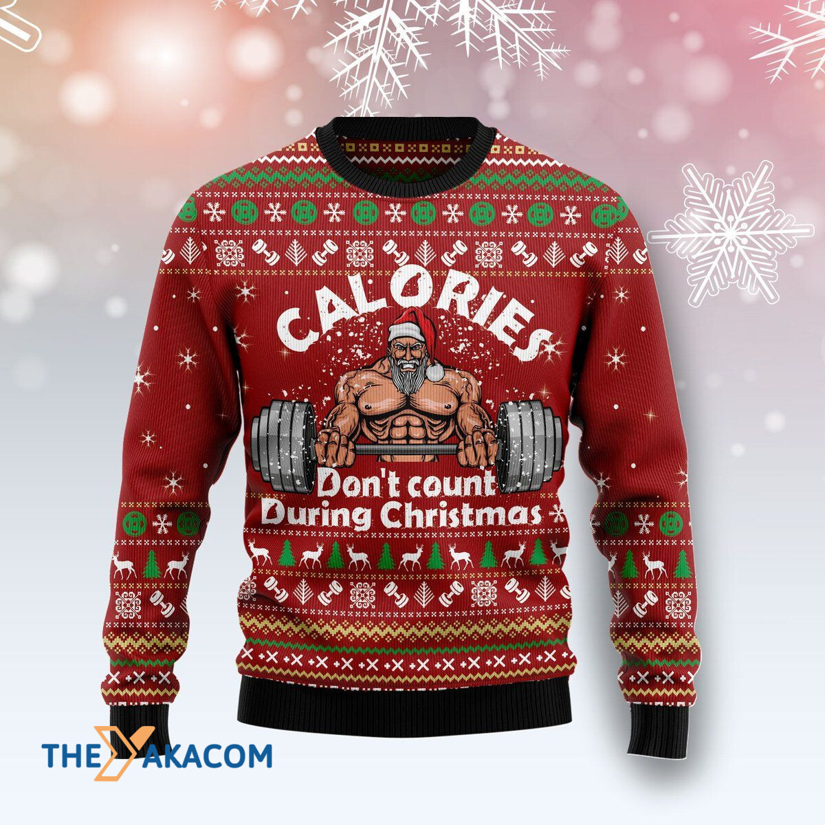 Calories Dont Count During Xmas Awesome Gift For Christmas Ugly Christmas Sweater