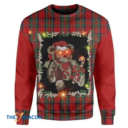 Christmas Bear Like Gingerbread Gift For Christmas Ugly Christmas Sweater