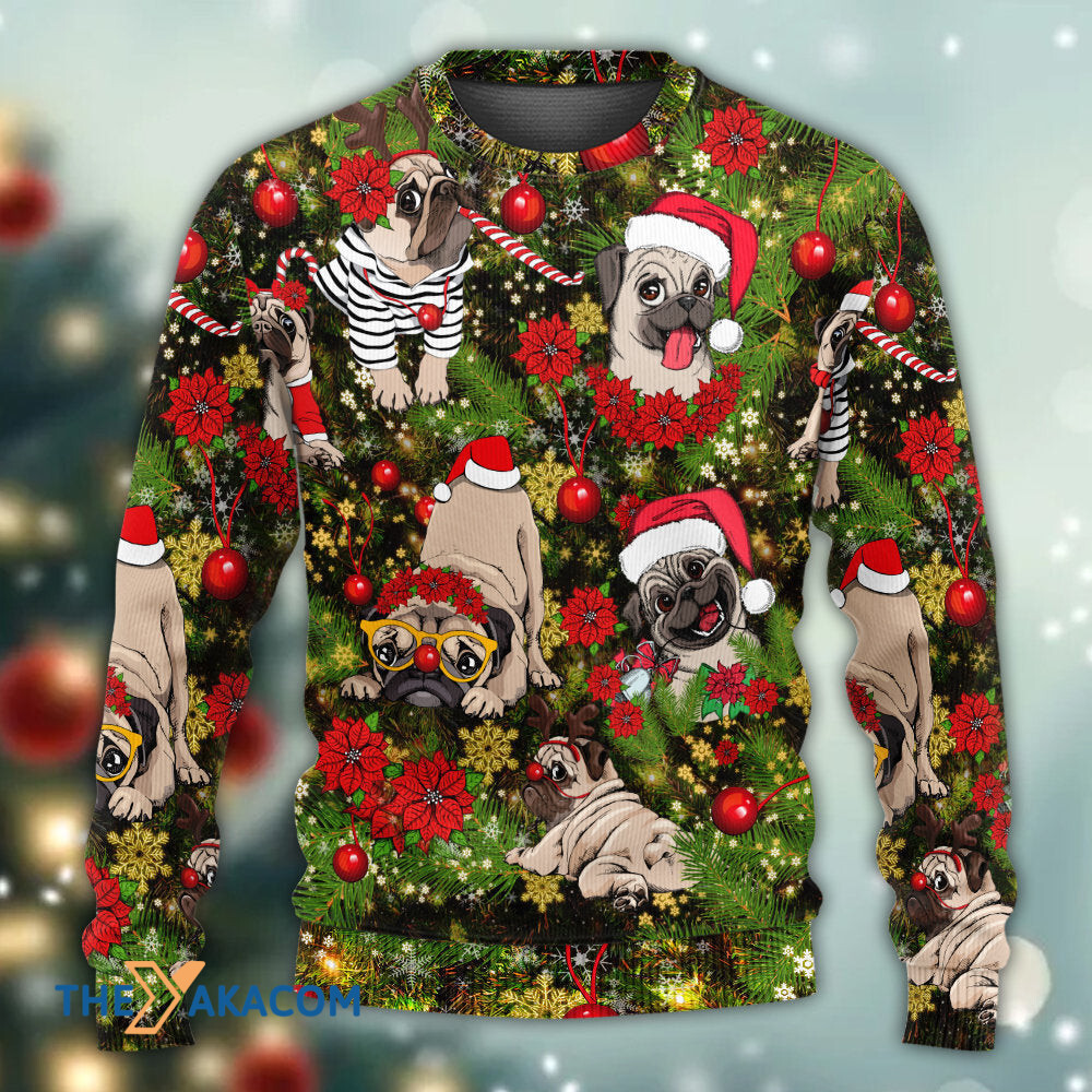 Christmas Have Yourself A Merry Little Pugmas Gift For Lover Ugly Christmas Sweater