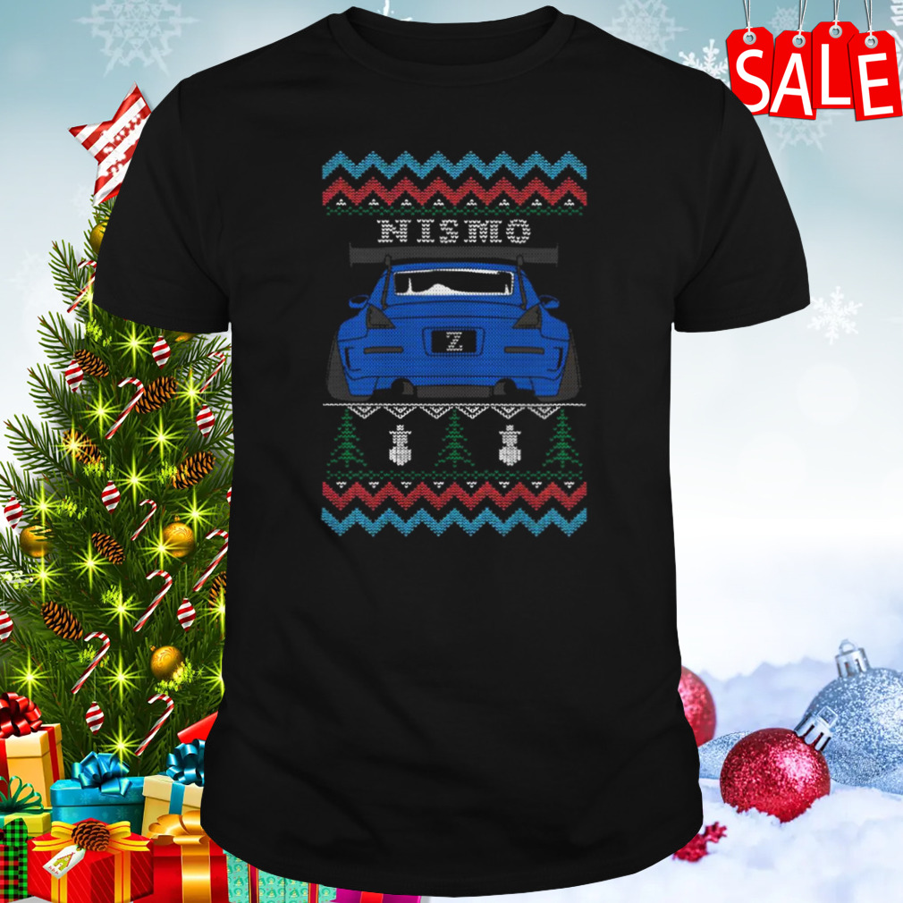Christmas Nismo 350z Z33 Blue shirt
