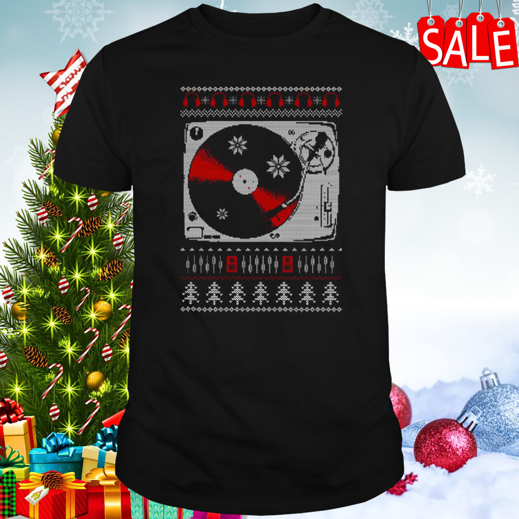 Hip Hop Turntable Technics Vinyl Record Christmas shirt