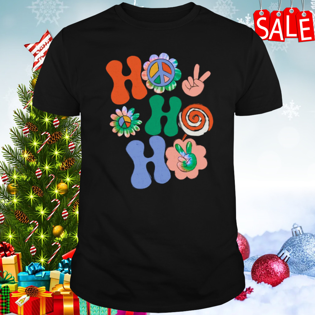 Hippie Ho Ho Ho Christmas Peace shirt