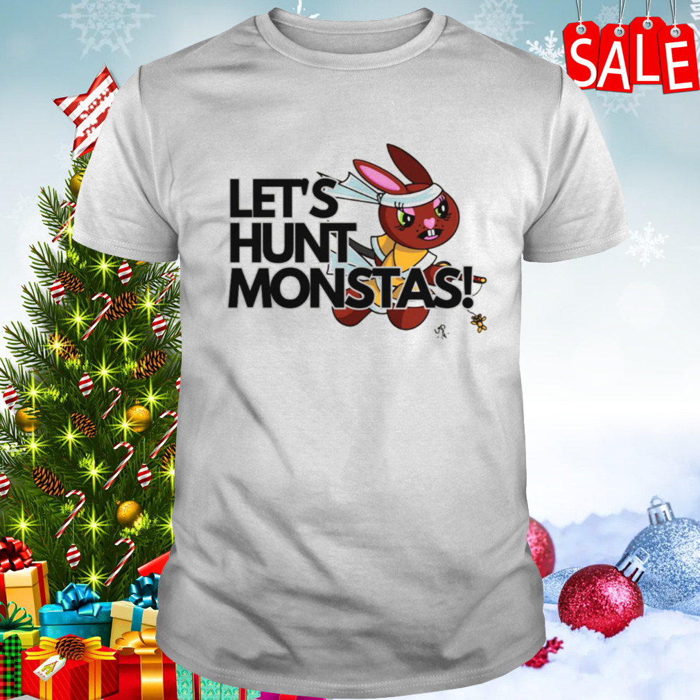 Let’s Hunt Monsters Rabbit Samurai shirt