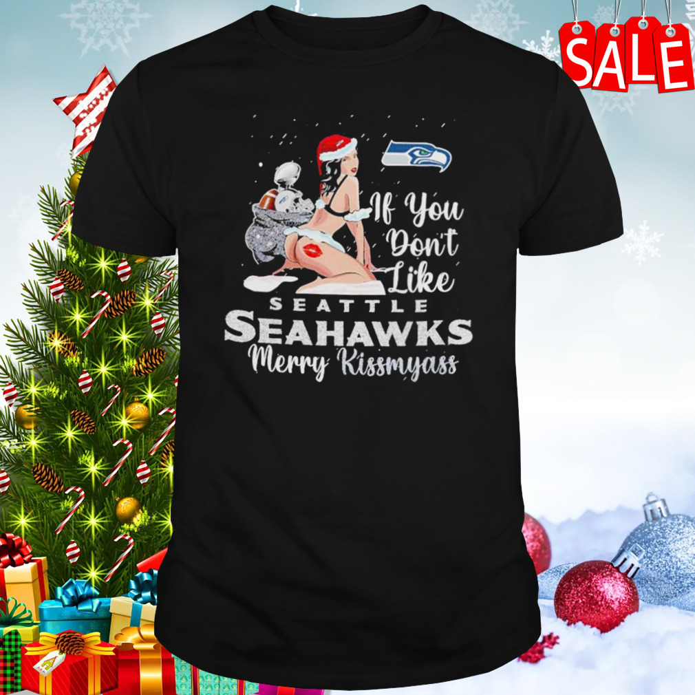 Seattle Seahawks Merry Kissmyass Christmas Ugly Sweater